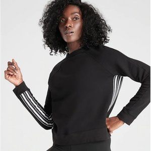 Athleta 24/7 Striped Crew Sweatshirt